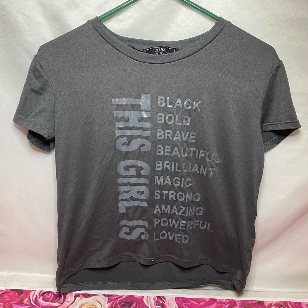 Girls “this girl is black” shirt